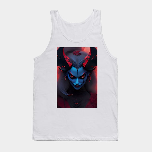 Beautiful devil girl Tank Top by Spaceboyishere